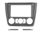 Preview: 9" Radioblende BMW 1er2007-2013 manuelle Klimaanlage