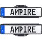 Preview: AMPIRE Nummernschild-Kamera (AHD), 120°