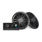 Preview: FUSION Komplett-Set Radio RA210 + 6.5" XS-Lautsprecher (Sport, grau)