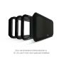 Preview: FUSION Lautsprecher "Sound-Panel", RV-FS402B, schwarz