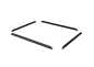 Preview: Thule Caprock Railing Kit Dachplattform Reling Set M
