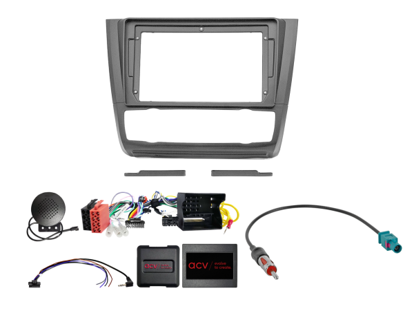 9" Kit BMW 1er 2007-2013 Klimatronik LFB/Anntenne/PDC