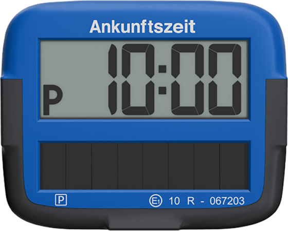 Needit PARK Micro Solar elektr. Parkscheibe mit Zulassung blau