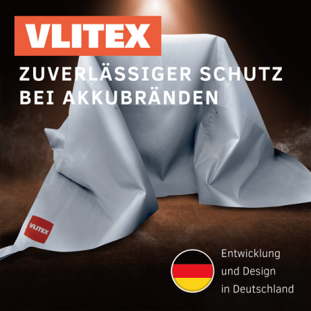 Vlitex Brandbegrenzungsdecke PREMIUM 3x4m inkl. Bag