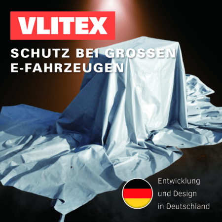 Preview: Vlitex Brandbegrenzungsdecke PREMIUM 8 x 10m inkl. Bag
