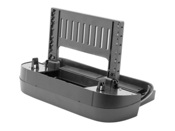 Preview: 9" Radioblende Fiat 500 10/2007-07/2015 schwarz