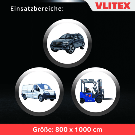 Preview: Vlitex Brandbegrenzungsdecke PREMIUM 8 x 10m inkl. Bag