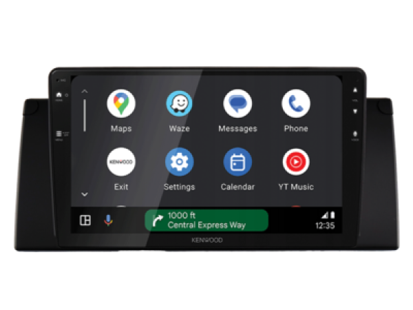 Preview: 9" Radioblende BMW X5 (E53) 03/2000-11/2006 schwarz