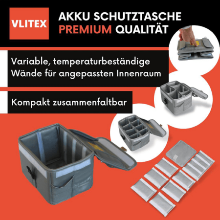 Preview: Vlitex Akku Sicherheitsbox L