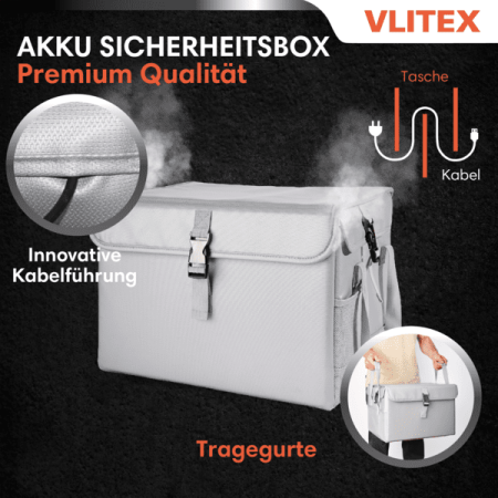 Preview: Vlitex Akku Sicherheitsbox XL