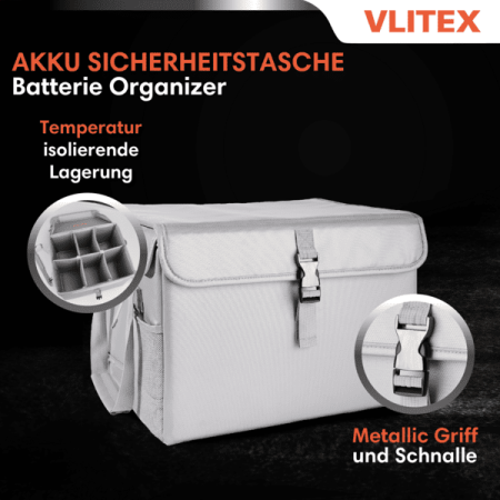 Vlitex Akku Sicherheitsbox XL