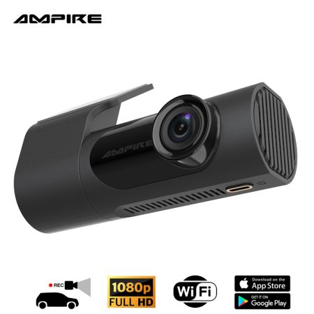 AMPIRE Dashcam in 1080p (Full-HD) Auflösung, WiFi