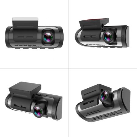 Preview: AMPIRE 2-Kanal Dashcam mit Touchscreen, 4K Front, 1080P Heck, WLAN, inkl. 64GB microSD