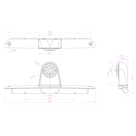 Preview: AMPIRE Kamera (AHD), Mercedes Sprinter, VW Crafter 1