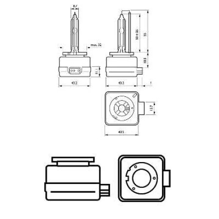 D1S X-tremeVision gen2 Xenon-Fahrzeugscheinwerferlampe