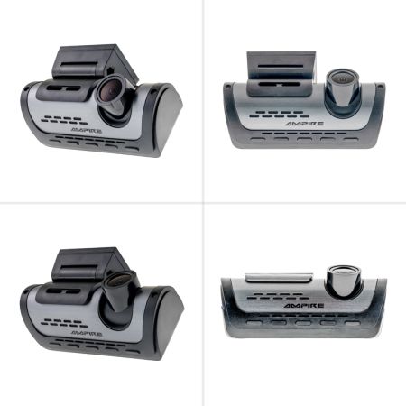 Preview: AMPIRE 2-Kanal Dashcam mit Touchscreen, 4K Front, 1080P Heck, WLAN, inkl. 64GB microSD