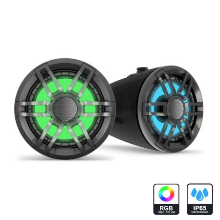 FUSION Waketower-Lautsprecher XS-Serie, grau, Sport, 6.5", RGB