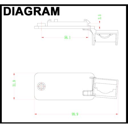 Preview: Griffleisten-Kamera Audi A3(8P), A4(B8), A6(C6), A8, Q7