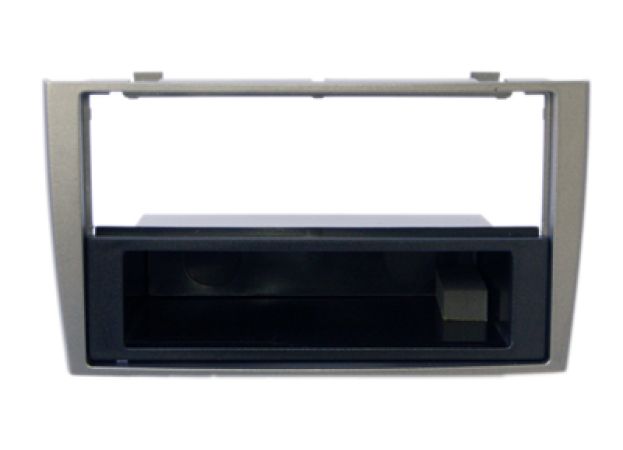 Radioblende 1DIN silber