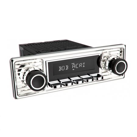 RETROSOUND "MOTOR-4DAB" DAB+ Komplett-Set "Chrome" mit Zubehör
