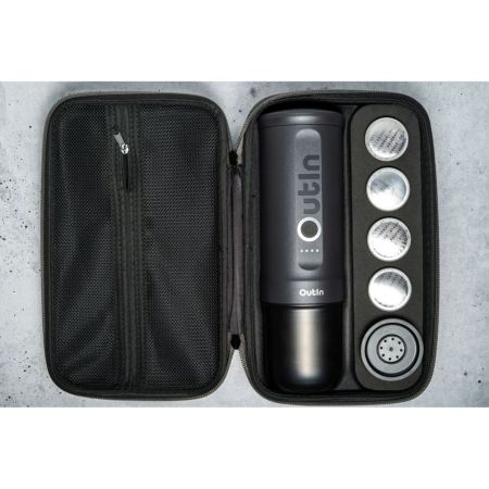 OutIn Nano Espressomaschine Grün Travel Kit