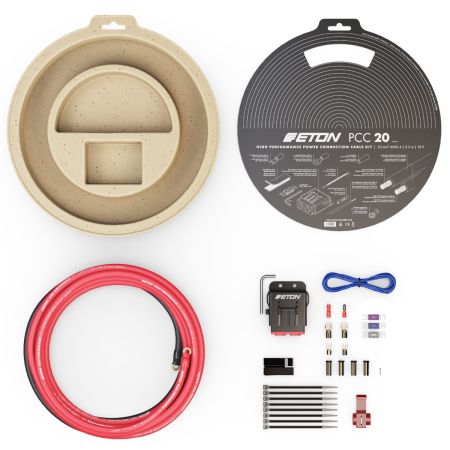 Eton PCC20 Hochwertiges Stromanschluss-Kabelkit, 20 qmm