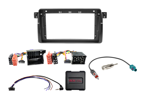 Kenwood DMX-80AXS + 9" Kit BMW 3er(E46) 07/1998-02/2007 schwarz