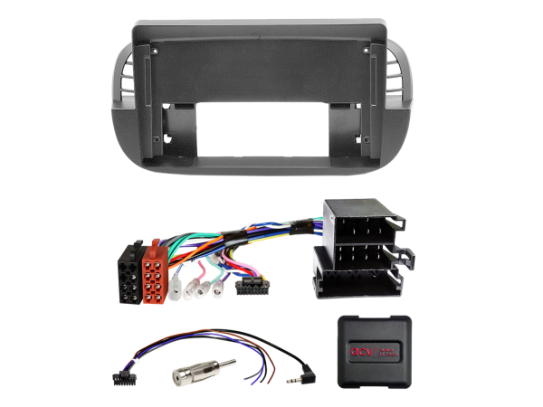 9" Kit Fiat 500(ZAF 312) 10/2007-07/2015 LFB/Antenne
