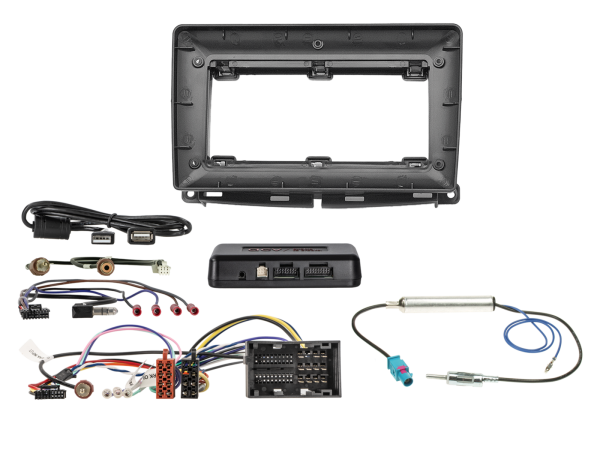 9" Kit Fiat 500(ZAF 312) 07/2015-08/2024 i-dapter/Antenne