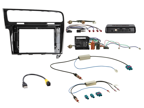 10" VW Golf VII(AU) 2012-2020 LHD i-dapter/Antenne