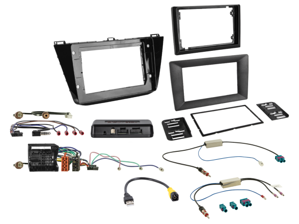 10"/9"/7" Kit VW Tiguan 05/2016-05/2021 i-dapter/Antenne