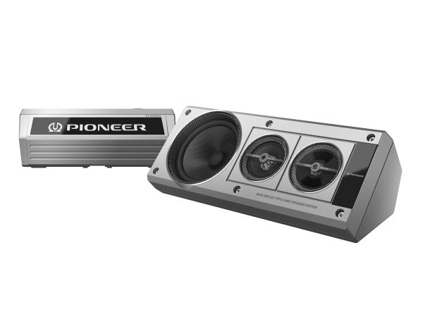 Pioneer TS-X40SXT + SXT-C10PS Retro-SET 3-Wege-Bassreflex-Lautsprecher + Radio