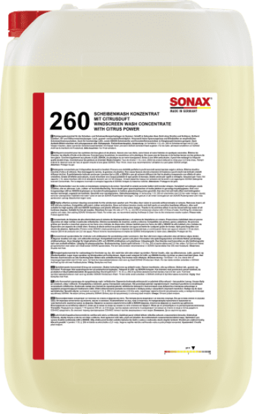 Scheibenwash Konzentrat mit Citrusduft