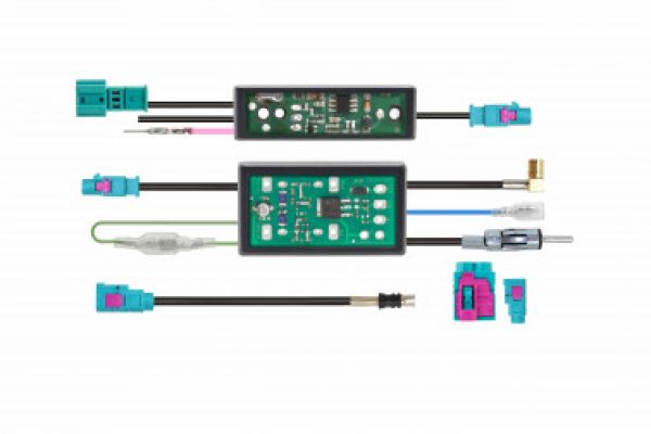 DAB+ Verstärker und Signalsplitter - Paket: DIN