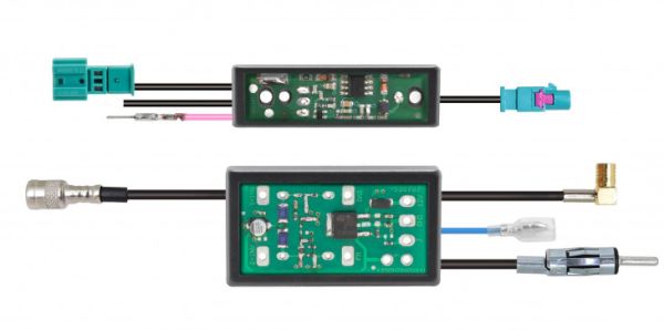 DAB+ Verstärker und Signalsplitter - Paket: DIN