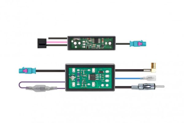 DAB+ Verstärker und Signalsplitter - Paket: DIN