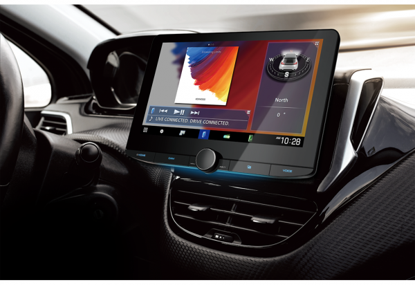 DMX9720XDS Digital Multimedia Receiver mit 10,1 Zoll HD-Display, Digitalradio DAB+ & Smartphone-Anbindung