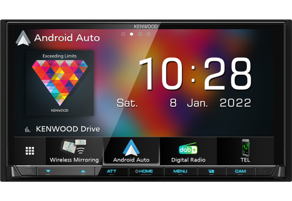 DMX-8021DABS 17,7 cm Digital Media AV-Receiver mit WVGA Display