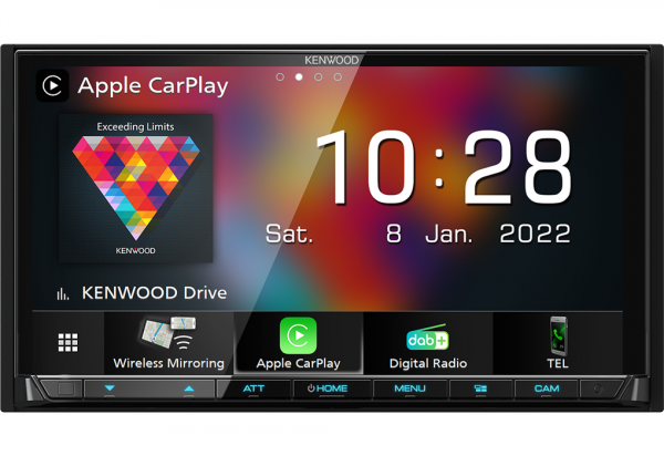 DMX-8021DABS 17,7 cm Digital Media AV-Receiver mit WVGA Display