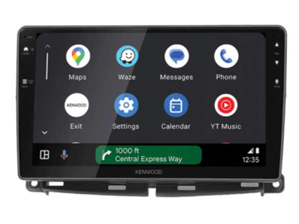 9" Radioblende Fiat 500 07/2015-08/2024 schwarz