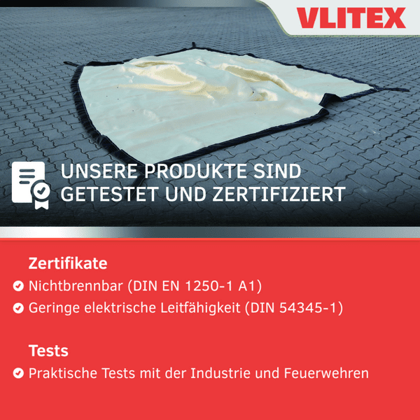 Vlitex Brandbegrenzungsdecke ULTIMATE 3 x 4m
