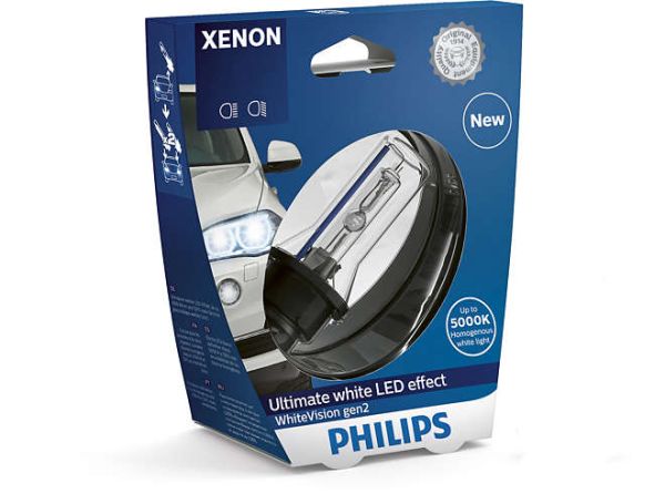 D1S White Vision gen2 Xenon-Fahrzeugscheinwerferlampe
