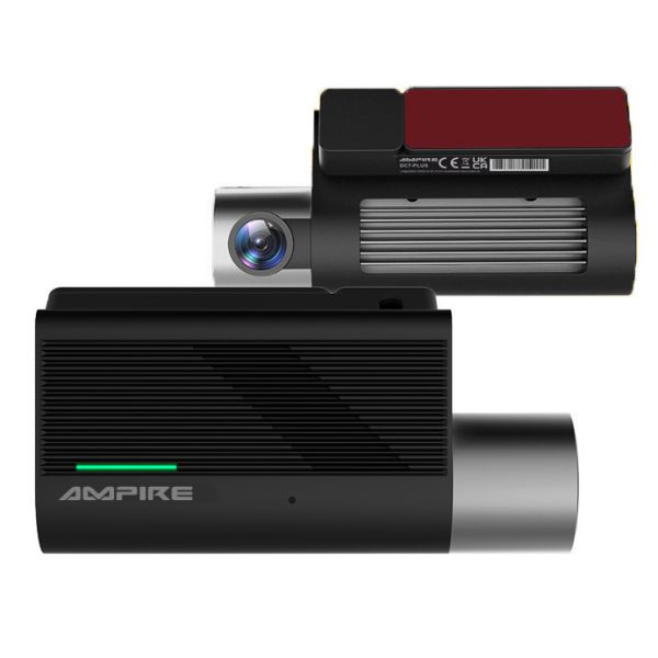 AMPIRE 2-Kanal Dashcam, 4K Front, 1080p Heck, 4G LTE, WLAN, GPS, inkl. 64GB