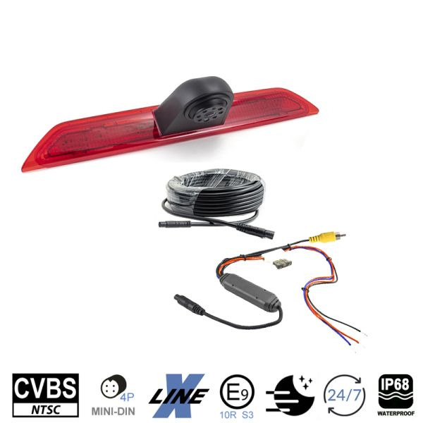 AMPIRE Kamera (CVBS) FORD Transit 7. Gen. mit Dach H2 (Bj. 2014-2019)