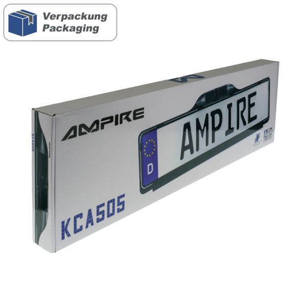 AMPIRE Nummernschild-Kamera (AHD), 120°