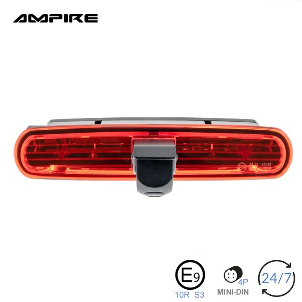 AMPIRE Rückfahrkamera für FIAT Doblo 2, OPEL Combo D (mit Flügeltüren)