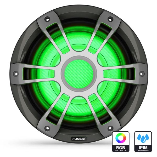 FUSION Subwoofer Signature 3i Serie, grau, Sport-Grill, RGB, 10"
