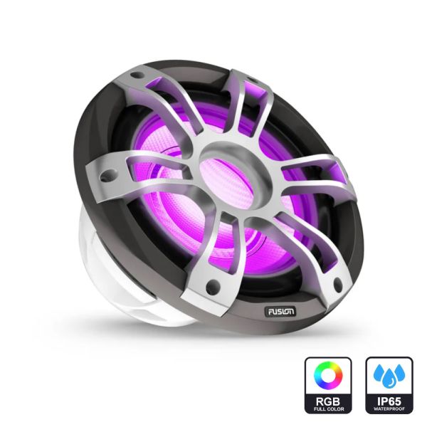 FUSION Subwoofer Signature 3i Serie, grau, Sport-Grill, RGB, 10"