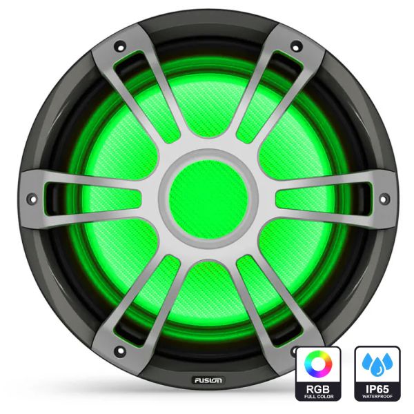 FUSION Subwoofer Signature 3i Serie, grau, Sport-Grill, RGB, 12"