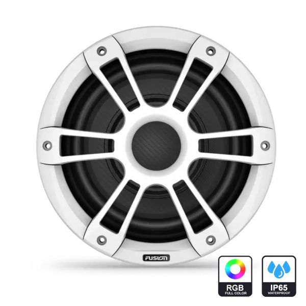 FUSION Subwoofer Signature 3i Serie, weiss, Sport-Grill, RGB, 10"
